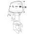 OCEANSOUTH Top Quality cover for 2/4-stroke outboard engine - Engine head